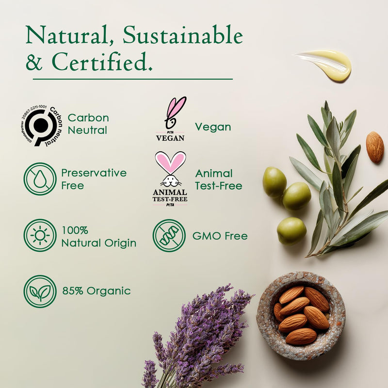 Dry Cracked Heels Repair | Organic Foot Cream for Dry Feet & Callus with Jojoba, Lavender, Almond, Olive & Vitamin E Oil | Natural Foot Balm & Moisturizer for Skin | Hydrating Foot Treatment | 3.4 oz 3.4 Fl Oz - BeesActive Australia