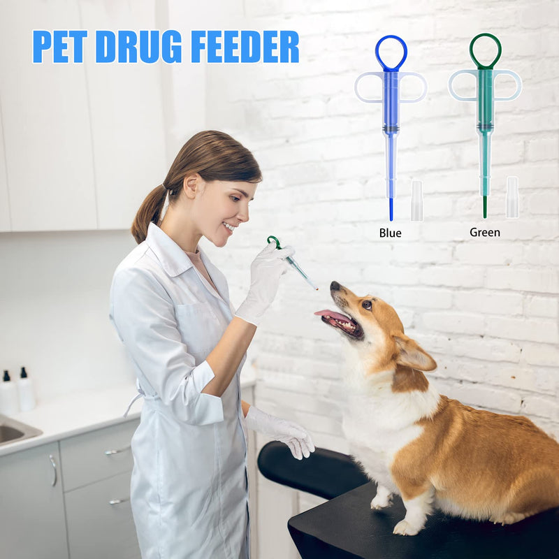 Tablet Feeder 2 Pack, Tablet Dispenser Cat, Medication Feeder, Tablet Feeder Nursing Pusher Shooter Pills Feeder for Cats Small Dogs - BeesActive Australia