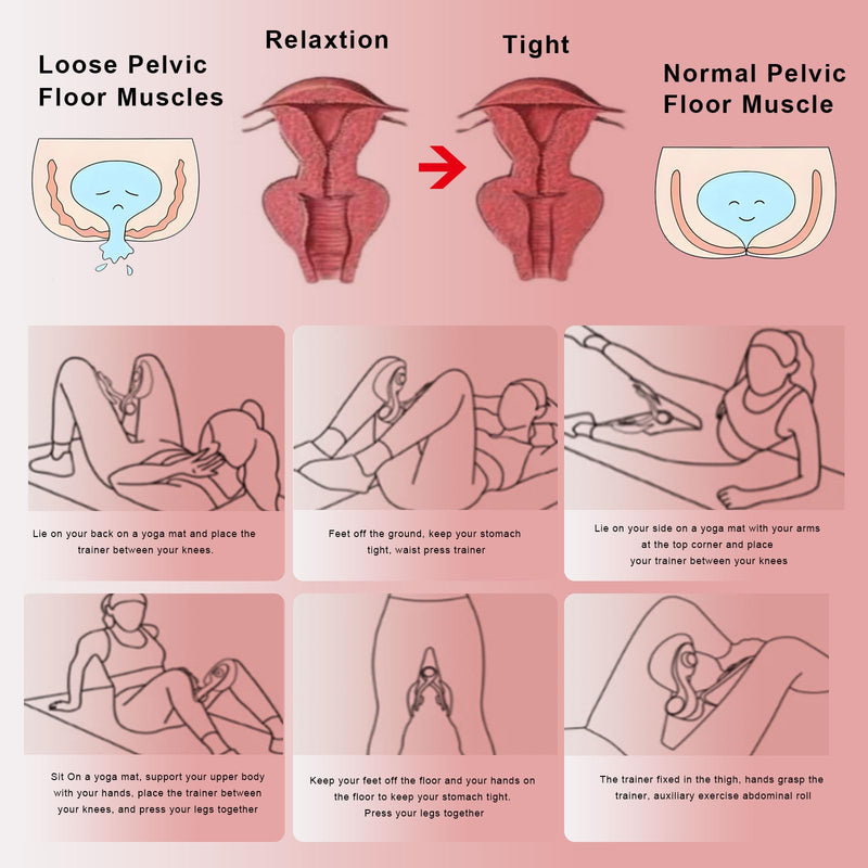 Kegel Exerciser,Pelvic Floor Muscle Traine,Kegel Trainer for Postpartum Rehabilitation,Inner Thigh Exerciser Specially Designed for Women Green