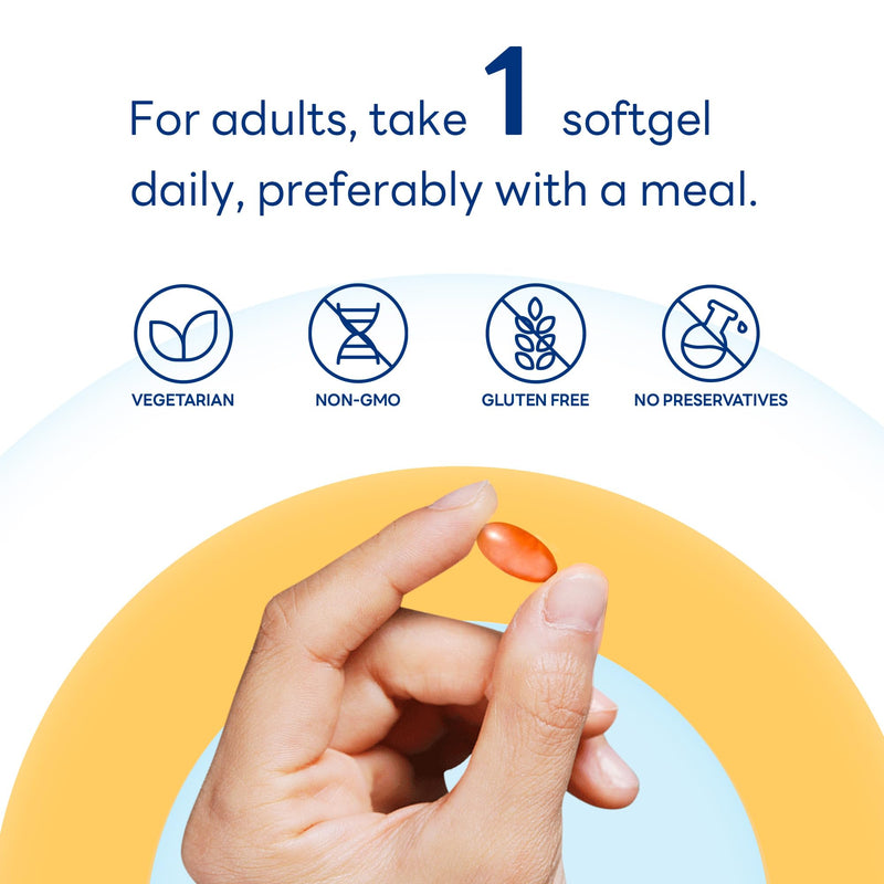 Vitamin World Lutein 40mg with Zeaxanthin 2mg, 60 Softgels | Eye Health & Vision Support Supplement, Helps Filter Blue Light, Non-GMO, Gluten Free, Vegetarian, 2 Month Supply