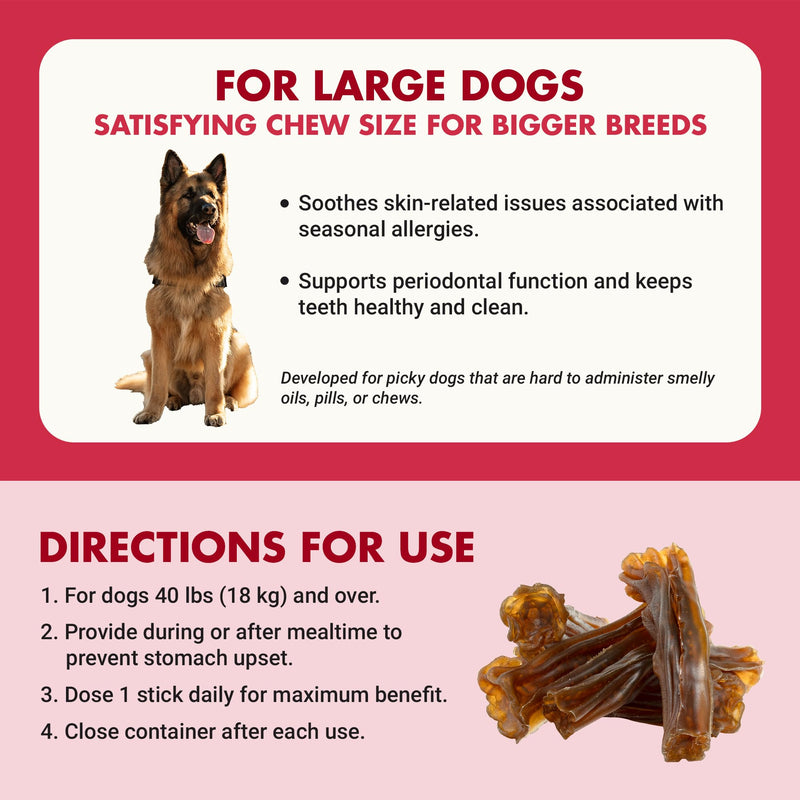LIQUID-VET Magic-STIX™ Skin, Teeth & Fun – Large Dog – Chicken Flavor – 30 Count – Made in USA 1 Ounce (Pack of 30) Magic Stix - Itch & Allergy Stix