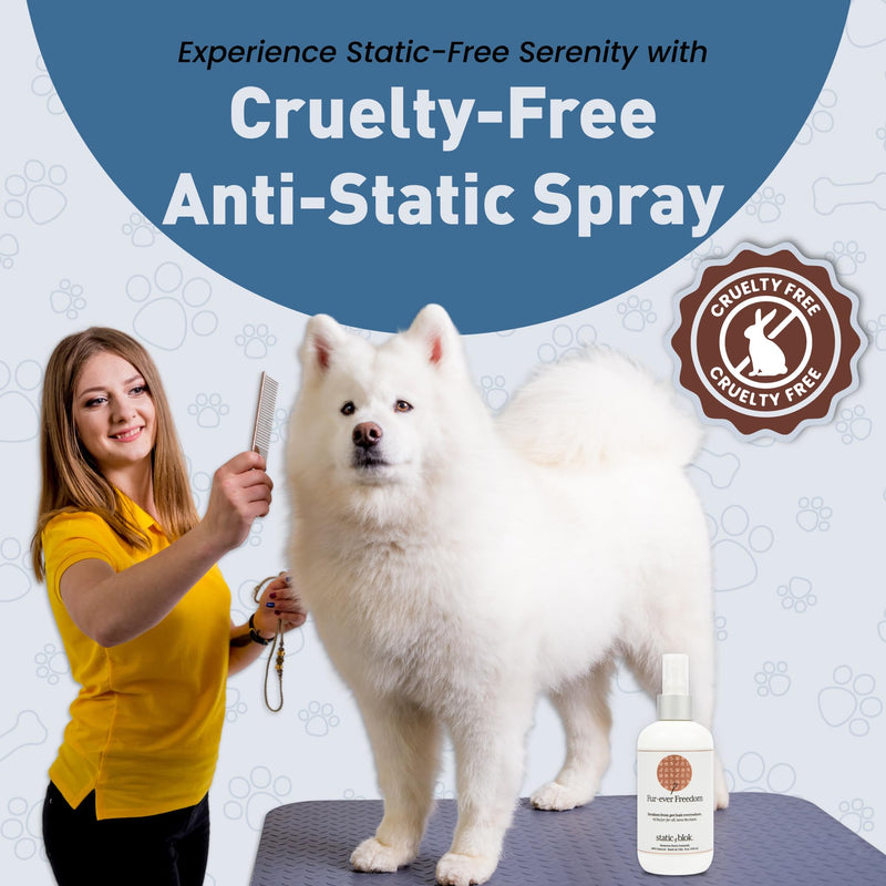 Static Blok Anti-Static Spray for Pets - Instantly Zaps Away Static Cling, Flyaways, and Shocks - All-Natural Static Eliminator Spray for Horses, Dogs, Cats and Home - 8oz - BeesActive Australia