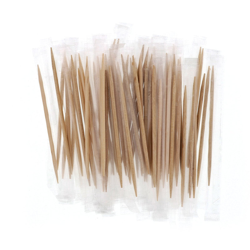 Royal Plain Individual Cello Wrapped Toothpicks, Package of 1000 2.5" - BeesActive Australia