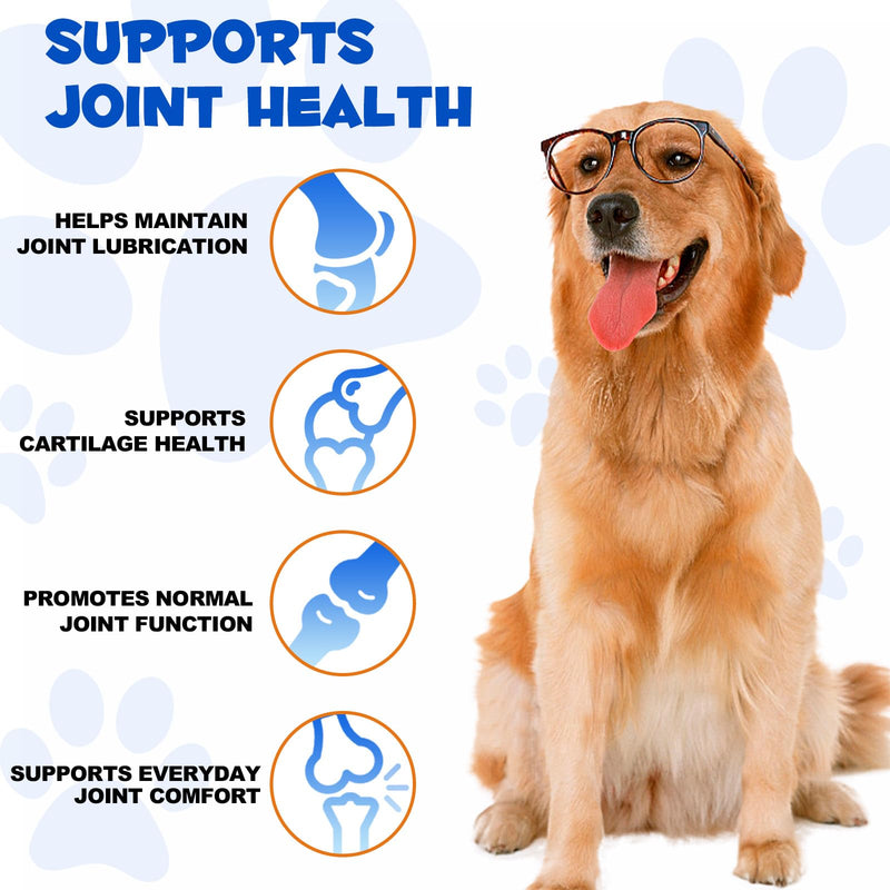 Dog Joint Supplements, Glucosamine for Dogs, Liquid Joint Supplement for Dogs, Hip & Joint Drops Supports for Dogs, Dog Supplement for Mobility Pain Relief
