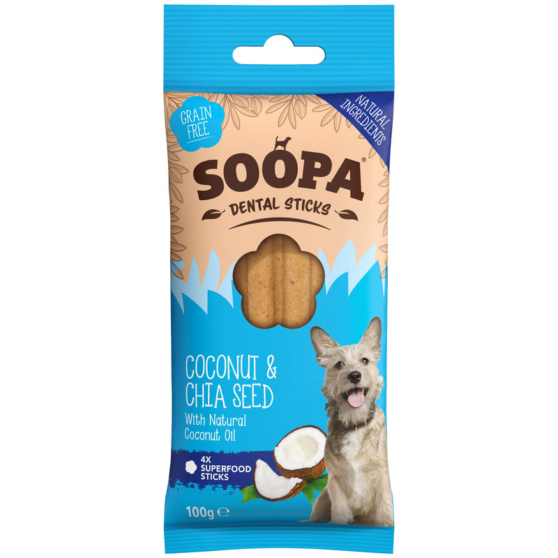 PUZMUG Soopa Dental Stick Kokosnuss & Chia Samen