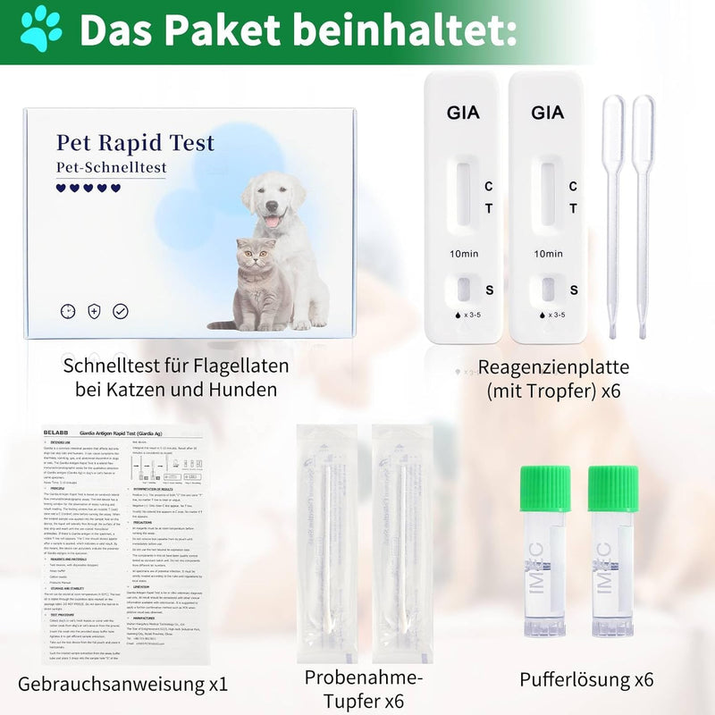 Giardien Quick Test Dog and Cat Pack of 5 5P