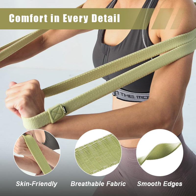 VRTX Fabric Resistance Bands for Men & Women | Long Exercise Band for Workout, Stretch, Yoga, Full Body Training | Soft Mesh Cloth, Non-Slip, High Durability Straps – Single Pack XX-Heavy (140-200 lbs)
