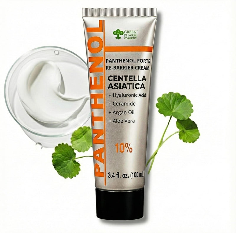 Centella Asiatica + 10% Panthenol After Sun Care with Ceramides – Intensive Skin Barrier Repair Cream for Redness, Acne, Burns, Post-Procedure – Psoriasis & Irritation Care 3.4oz Off White 3.4 Fl Oz (Pack of 1)