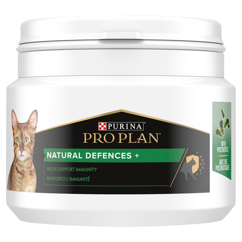 PRO PLAN Cat Natural Defences Supplement | Immune health support, immune system, antibody production | with postbiotics | Adult and Senior cats | Powder 60 g