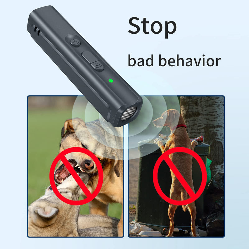 Dog USB Rechargeable Dog Drive Device Portable Dog Trainer Barking Device with LED Indicator Lanyard