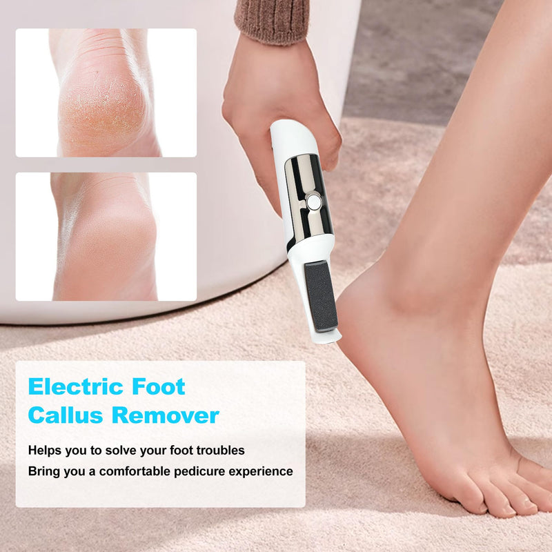 Electric Foot Callus Remover,Portable Smooth Electric Foot File,Suitable for Dry, Cracked, Dead Skin,Callus and Variety Foot Problems, at Home Rechargeable Feet Spa Care Kit for Men & Women - BeesActive Australia