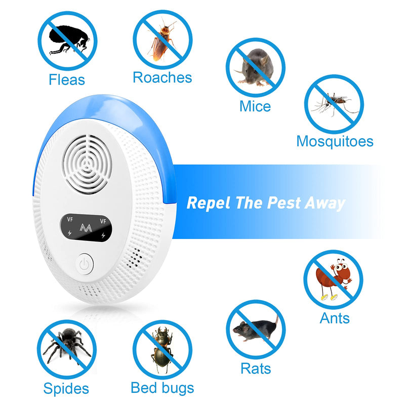 Ultrasonic Pest Repeller 6 Packs, Indoor Pest Control, Ultrasonic Pest Repellent, Indoor Pest Control for Home, Kitchen, Office, Warehouse, Hotel Ee29 - BeesActive Australia