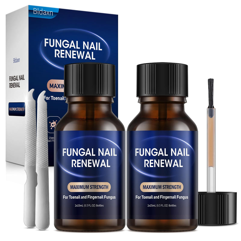 Toe Nail Fungus Renewal, 2-Pack Toenail Fungus Renewal, Fast Acting For Thick, Discolored, Broken & Damaged Toe & Finger Nail - BeesActive Australia