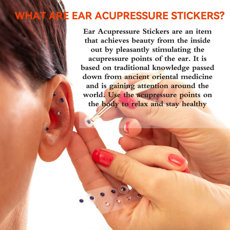 Ear Seeds Acupuncture Kit - Relaxation, Easy Application, and Excellent Durability to Support Your Beauty (Mix -120 Pcs) Mix -120 Pcs - BeesActive Australia