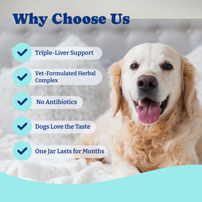 Dog Eye and Liver Wellness Bundle – Vision Support Chews with Antioxidants and Omega-3s Plus Milk Thistle Liver Detox Chews with NAC and Curcumin – Natural Daily Health Support for Dogs of All Breeds