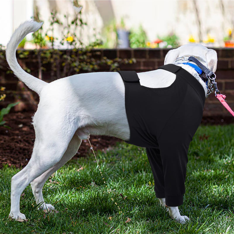 Kuoser Hundebody Nach Op, Hundebody Nach Kastration Rüde,Hundebody Nach Op Hündin,Atmungsaktiv Body für Hunde Nach Op,Anti-Wundlecken Op Body Hund,Liegeschwielen Hund,Ellenbogenbandage Hund Dunkel XXL XXL（Chest Girth：76-94cm） - BeesActive Australia