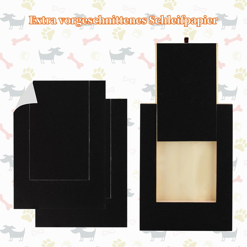 Scratching Board for Dogs with Treat Box 35x25x3cm, Scratch Pad for Nails, Stress-Free Pet Nail File Board, Alternative Claw Grinder for Dogs Nail Care - BeesActive Australia