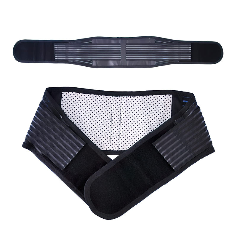 Back Support with Magnet, Tourmaline Magnetic Back Braces for Lower Back Pain Relief, Self Heating & Soothing Back Support Belt, Lumbar Support Belt for Herniated Disc/Sciatica (Large) Large - BeesActive Australia