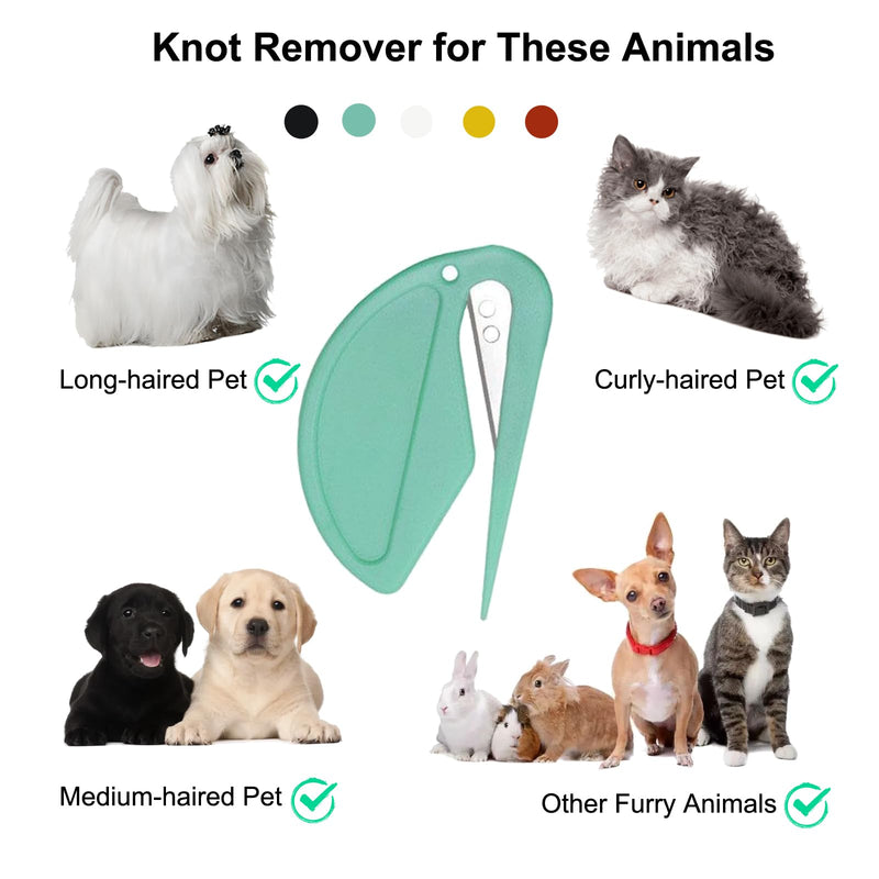Dematting Comb for Pets - Effectively Remove Knots, Tangles, and Hair with Our Matt-Splitting Knot Opener Tool, 5 Pcs - BeesActive Australia