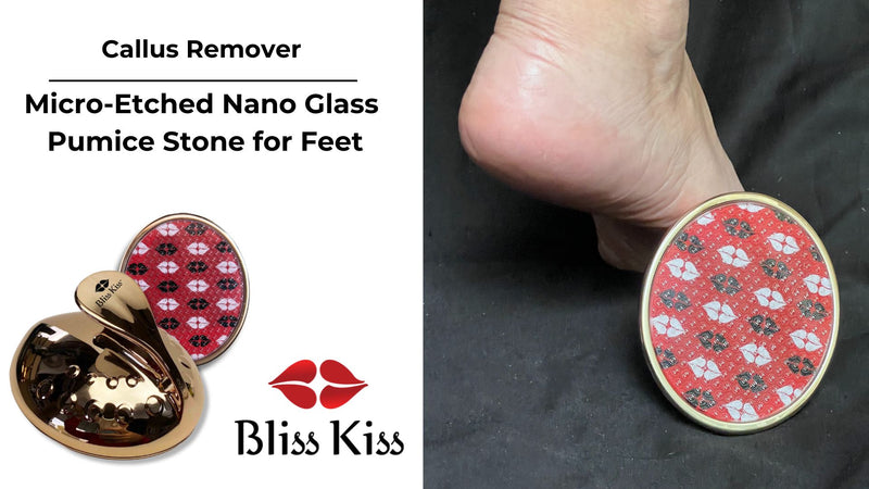 Bliss Kiss Nano Glass Foot File and Callus Remover