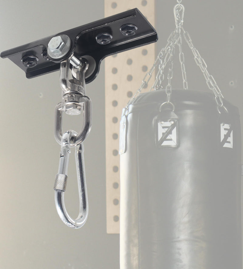 Upgraded 360° Swivel Heavy Bag Mount for Punching Bag Hanger. Box Bags Hanger for Yoga, Gym, Swing Chairs, and Hammocks Heavy Bags Mount. Punching Bag Hanger, Box Bag Hanger. Black 1 PCS