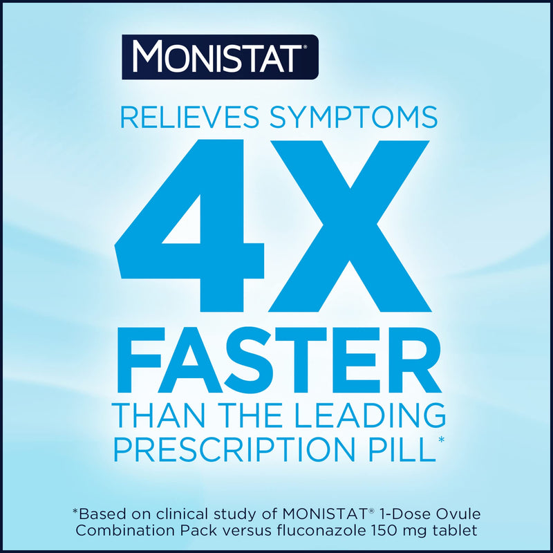 Monistat 1 Day Yeast Infection Treatment for Women, 1 Prefilled Tioconazole Ointment Applicator, 1 Pack 1 Day Tioconazole Ointment - BeesActive Australia