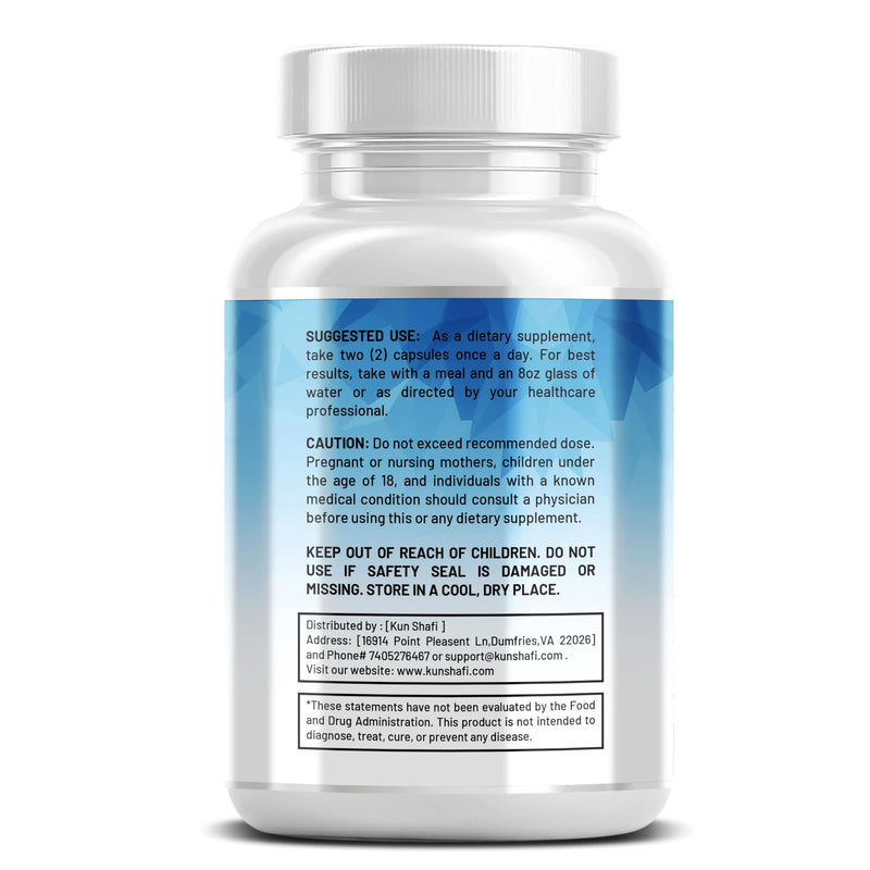 Sea Moss Complex – with Black Seed Oil, Shilajit, Amla, Moringa, Turmeric, Ashwagandha & Burdock – Enriched with Vitamin C, D3, Chlorophyll, Manuka & Ginger – 60 Capsules