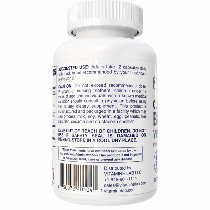 Collagen + Biotin + Vitamin C with Hyaluronic Acid, Supports Skin, Hair & Nail Health, Gluten-Free, Halal, Made in USA, 60 Vegan Capsules