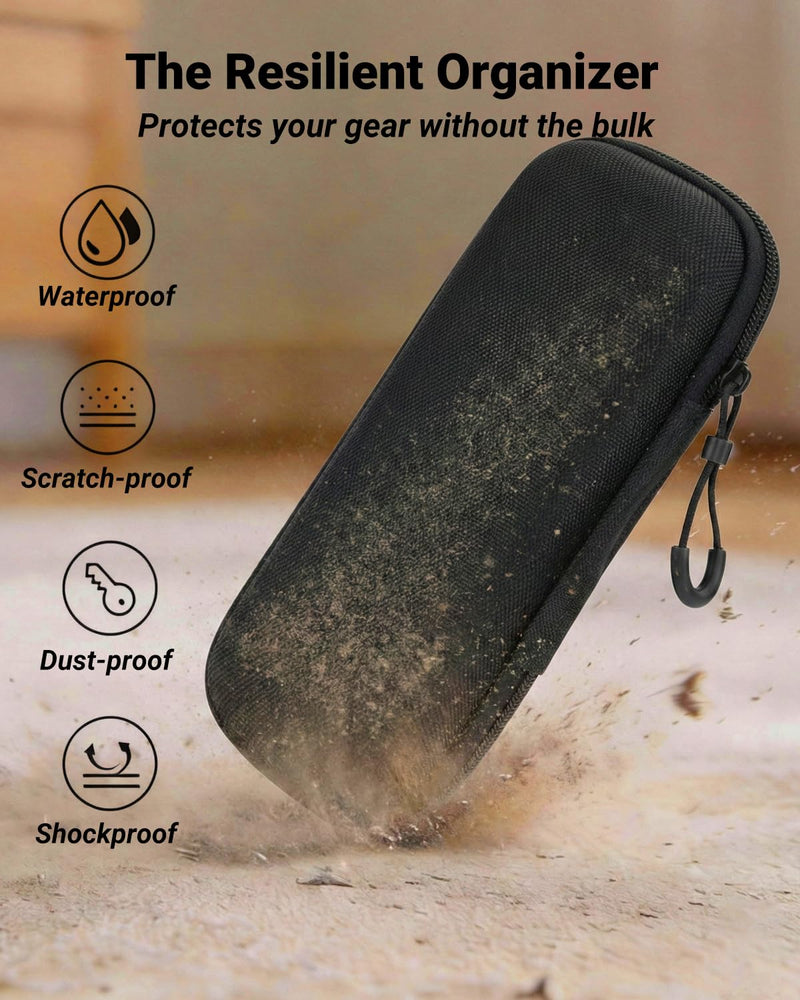 Ear Wax Removal kit Storage Case, Compatible with LEIPUT, BEBIRD, Yorsfun, DEETOK, Jegoat, etc Ear Cleaner with Camera. Portable Waterproof Organizer Case for Ear Wax Removal Tools (Only case) Black - BeesActive Australia