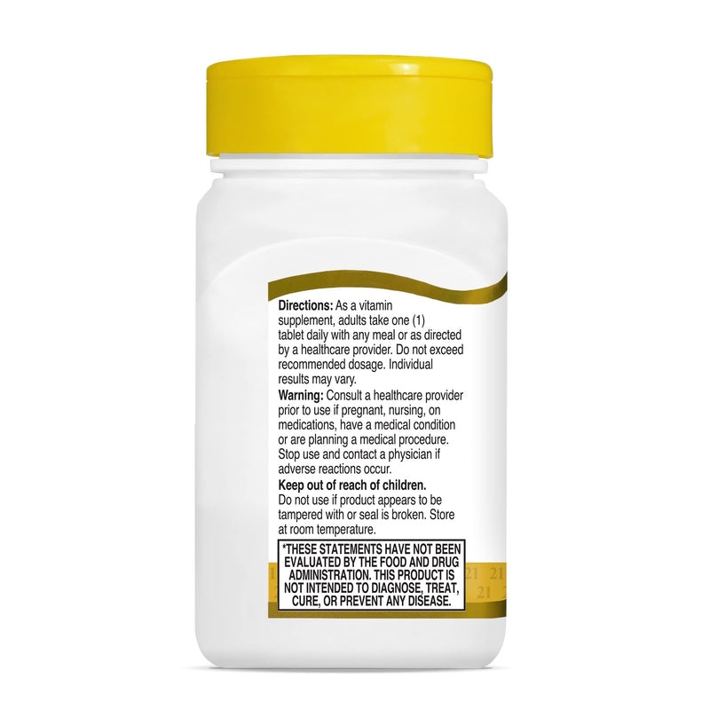 21st Century B 50 Complex Prolonged Release Tablets, 60 Count (Pack of 2) Unflavored 60 Count (Pack of 2)
