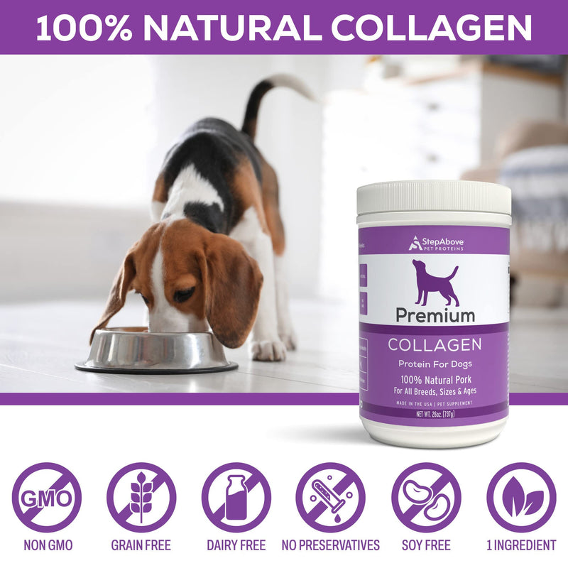 Premium Collagen Gelatin Protein for Dogs, 1Lb 10 Oz - PawsPlanet Australia