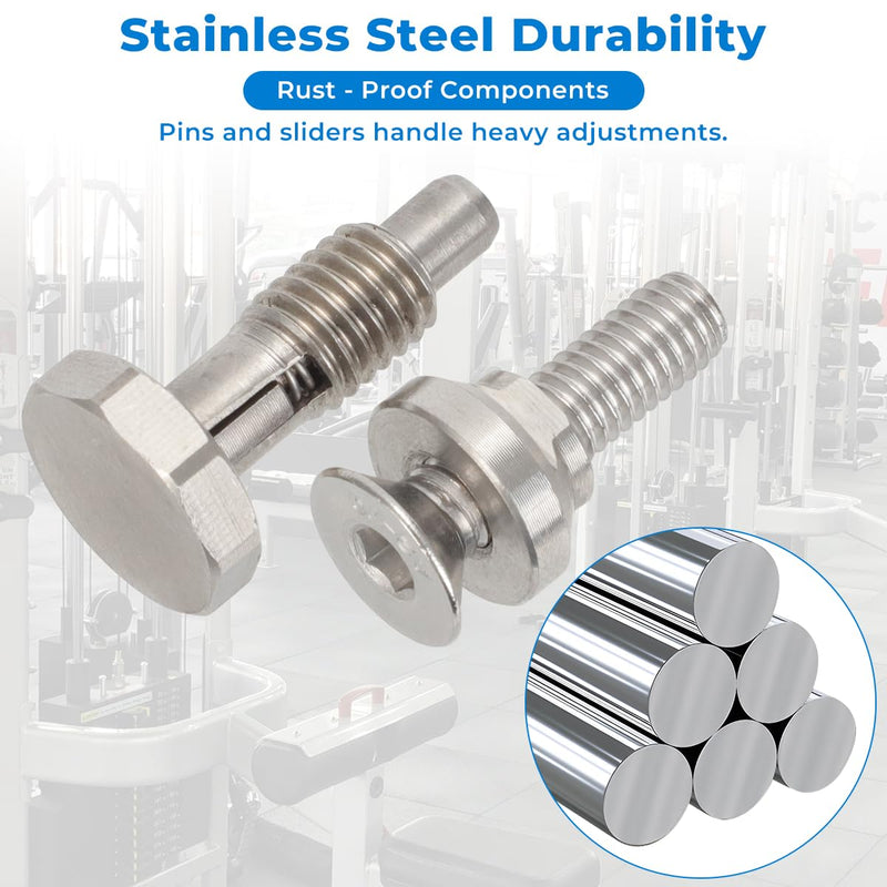 For REP X PEPIN Dumbbell Upgrade Kit Enhanced Spring Pins And Weight Adjustment Sliders - BeesActive Australia