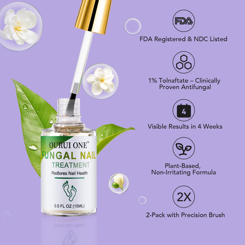 Toenail Fungus Treatment Extra Strength, Fungal Nail Treatment for Thick, Yellow, Discolored Nails,30ML 4 Weeks Toe Nail Fungus Treatment, Ingrown Toenail, Athletes Foot, Nail Growth & Strengthener 1 Fl Oz (Pack of 1)