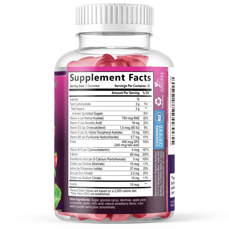 Multivitamin Gummies for Adults - Daily Adult Multivitamins Gummy with Vitamins A, C, D, B12 for Women & Men, Immune Support Gummy Multivitamins Supplement, Adult Multi VIT Vitamin - 120 Gummies 120 Count (Pack of 1)