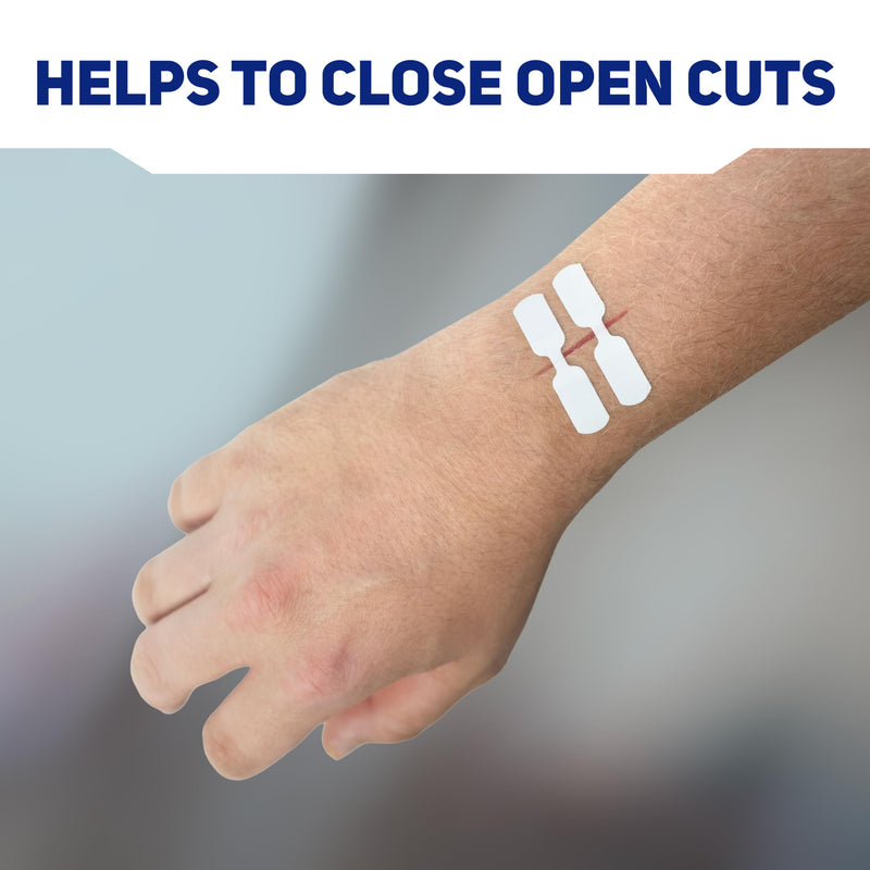 Care Science Butterfly Adhesive Closures Medium, 100ct |Waterproof Closures that Firmly Holds Minor Cuts and Wounds Closed