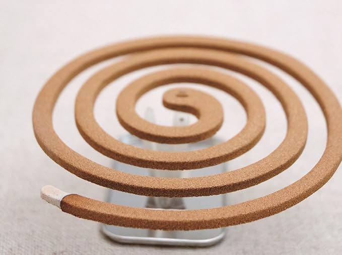 Kiyo Pesticide Chrysanthemum, Yugao, Mosquito Trap Incense (30 Rolls), Additive-free, 1 Incense Holder, Natural Ingredients, Made in Japan, Home, Outdoor, Outdoor -  Australia