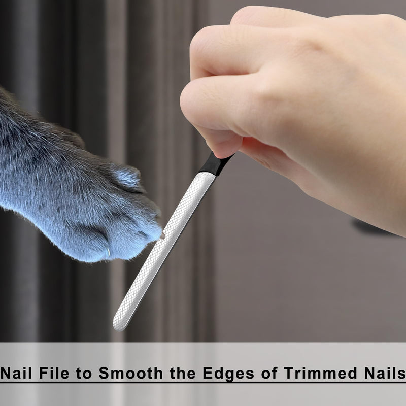 Dog Nail Clippers for Large Dogs Professional Pet Nail Clippers for Dogs Cats, Sharp Wide Opening Medium Small Dog Nail Trimmers with Comfort Non-Slip Handle and Nail File - BeesActive Australia