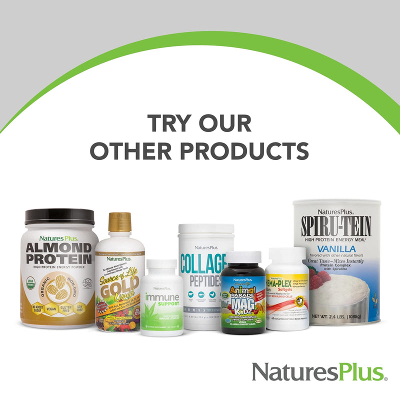 NaturesPlus AgeLoss Eye Support - 60 Capsules - with Lutein, Astaxanthin & Zeaxanthin - Vegetarian, Gluten Free - 30 Servings