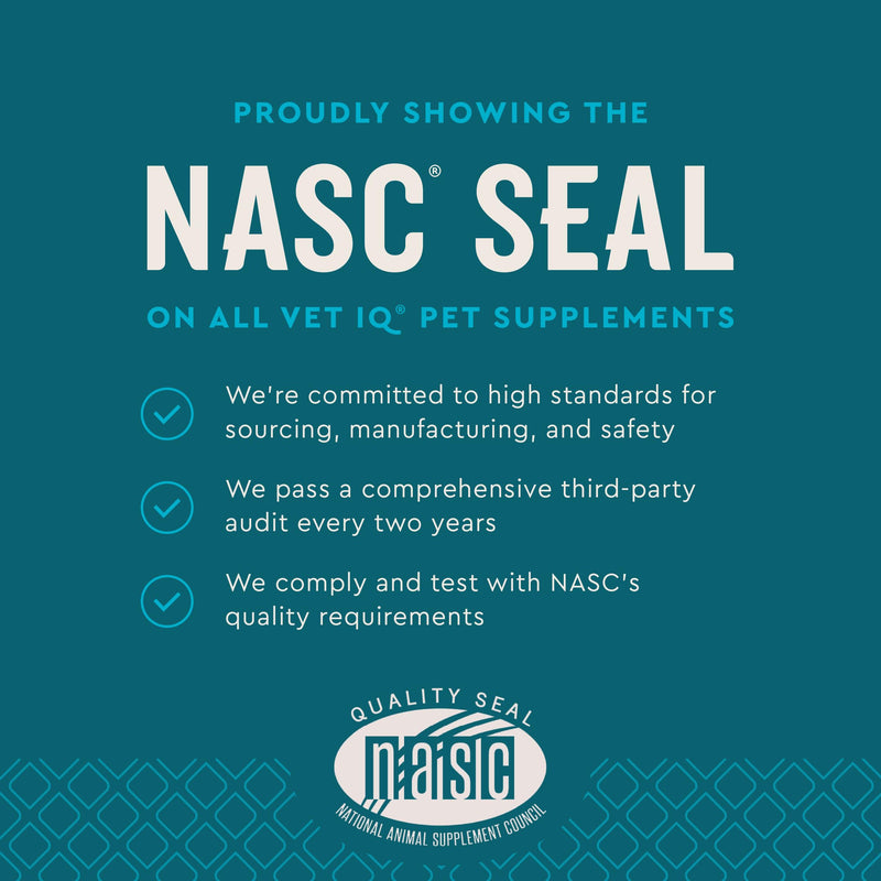 VetIQ Skin and Coat Supplement for Dogs, Helps Maintain Healthy Skin and Shiny Coat, Hickory Smoke Flavor Dog Chew, Made in The USA, 60 Count - BeesActive Australia