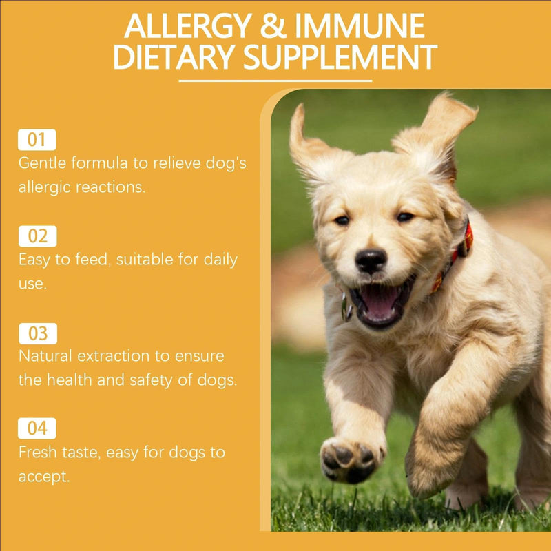 Yeast Infection Treatment for Dogs - Fast-Acting Itchy Skin & Ear Care Solution, Dog Ear Infection Treatment, Allergies Itching Relief, 60ml Formula