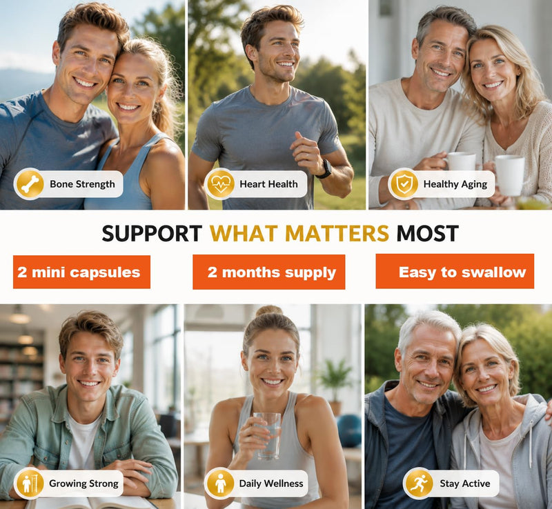 LIIFE Vitamin D3 + K2 5000 IU (MK7 & MK4), 360 Softgels | D3 & K2 complex with MK7 & MK4. Supports bone, heart and immune wellness. Non-GMO & Gluten-Free formula 360 Count (Pack of 1)