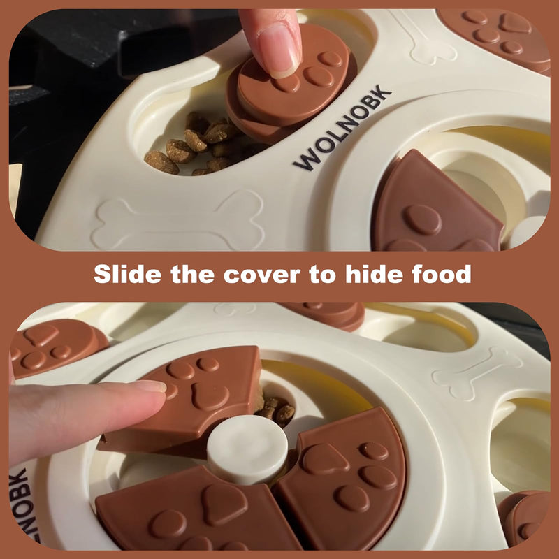 Interactive Dog Puzzle Toy for Smart Large Small Medium Dogs to Keep Them Busy Training Chew,Cat Toys for Bored Indoor Adult Cats,Slow Feeder Dog Bowls Feeder Puppy Toys Essentials Pet Gift - BeesActive Australia