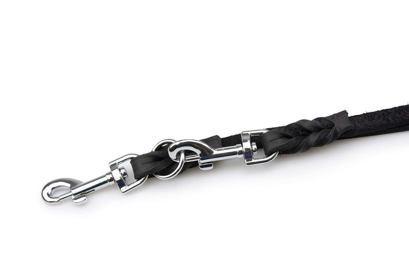 Karlie lead Rondo, braided L: 200 cm W: 18 mm black 200X1.8X0.4 - BeesActive Australia