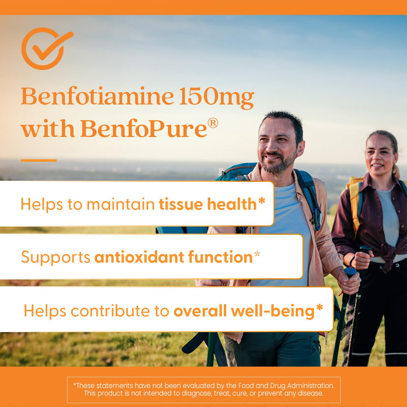 Doctor's Best Benfotiamine 150mg Supplement - Bioavailable Vitamin B1 for Men & Women, Benfotiamine Capsules, Supports Nerve & Metabolic Health, Antioxidant Support, Non GMO, Vegan - 360 Veggie Caps Unflavored 360 Count (Pack of 1)