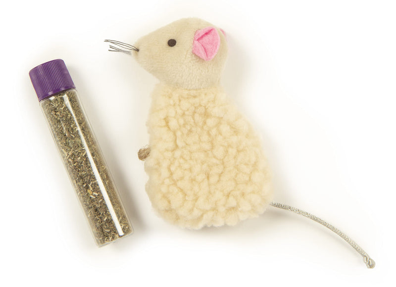 SmartyKat Madcap Mania Refillable Plush Catnip Cat Toy, Includes Catnip Tube - Randomly Selected Color, One Size - BeesActive Australia