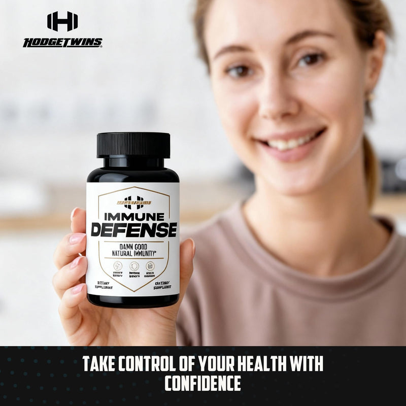 DAMN GOOD Hodge Twins Immune Defense, Sea Moss, Garlic & Turmeric, 60 Ct | Sea moss, black cumin, garlic, turmeric & oregano blend for daily immune support, gut balance & wellness, 60 caps