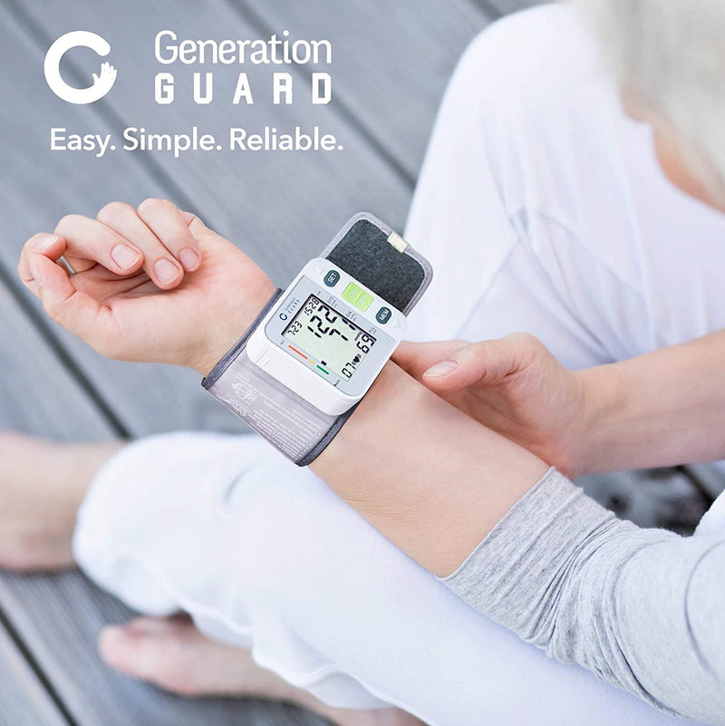 Clinical Automatic Wrist Blood Pressure Monitor with Portable Case, Irregular Heartbeat BP and Adjustable Wrist Cuff Perfect for Health Monitoring - BeesActive Australia