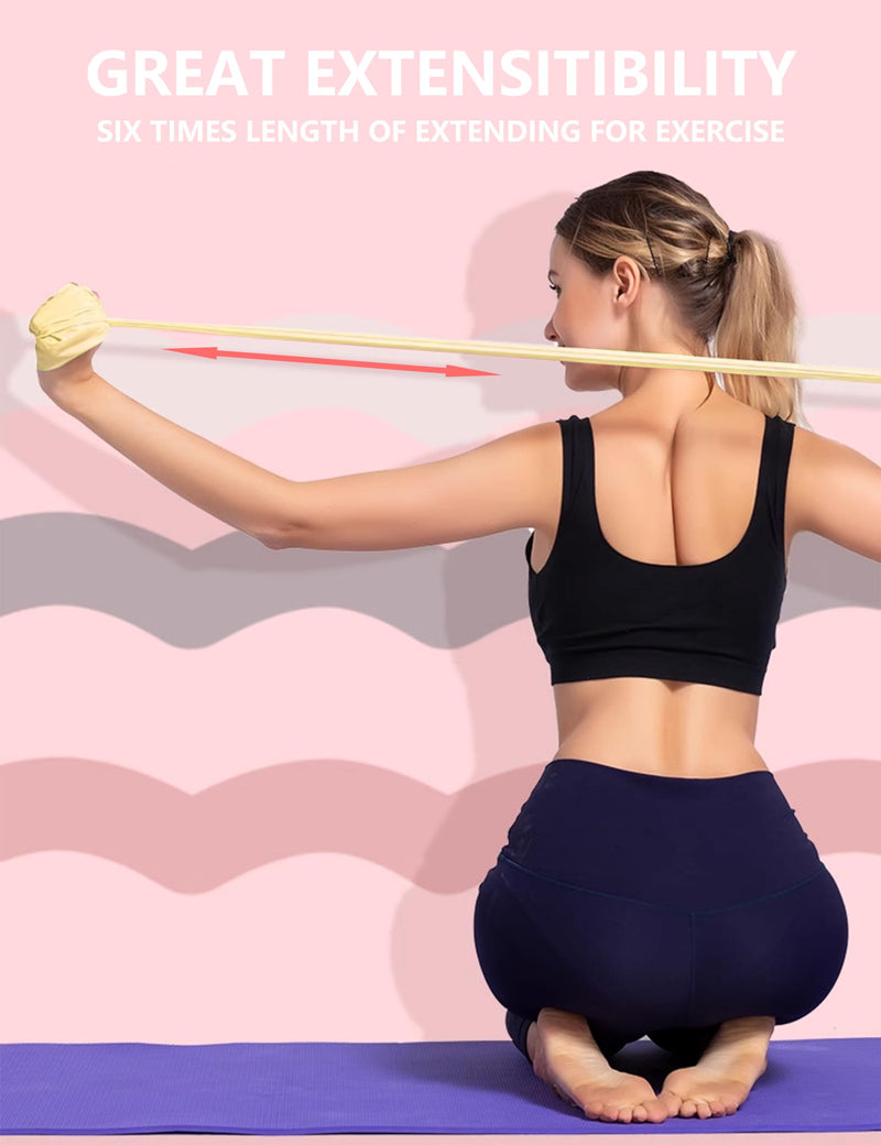 Fabric Resistance Bands for Women – 5 Level Exercise Bands Resistance Set, Resistance Bands for Working Out with Handles, Workout Bands Resistance for Women, Yoga, Pilates, Glutes, Legs,Vigor Yellow Green-2Pack