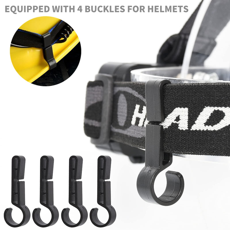 DARKBEAM Hard hat Headlamp COB LED Floodlight with Red Light USB Rechargeable 2000 Lumen - Car Maintenance and Night Construction - Included Rechargeable Battery Last for 6-10 Hours