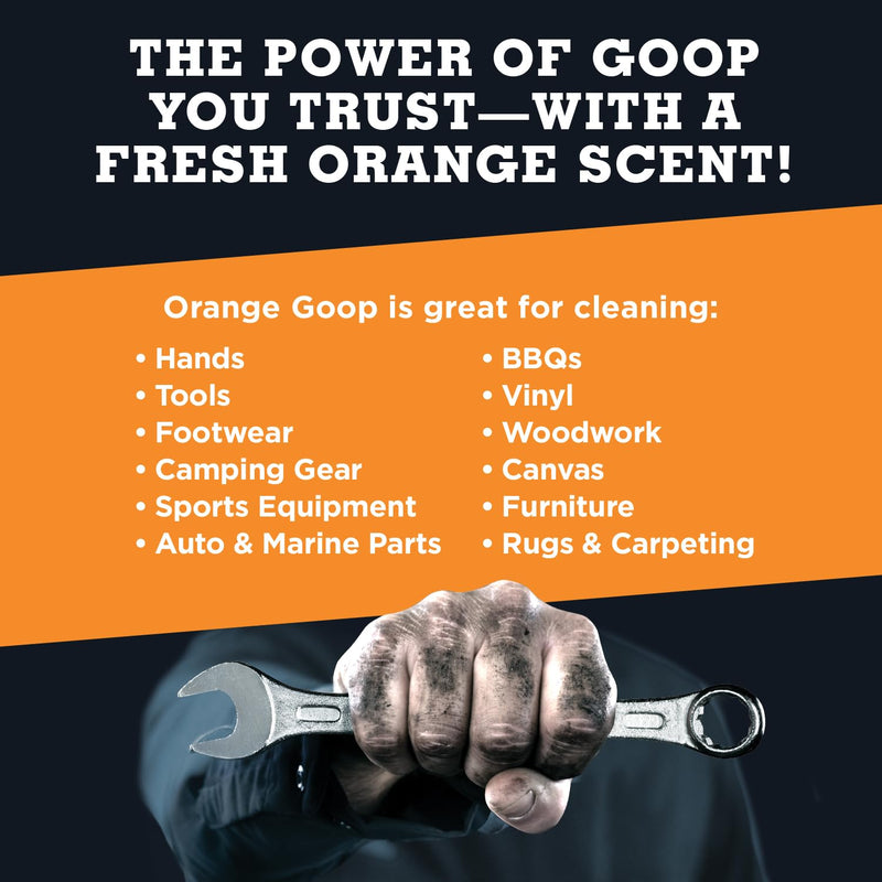 GOOP Orange Multi-Purpose Waterless Hand Cleaner and Stain Remover - 5 oz Tube - BeesActive Australia